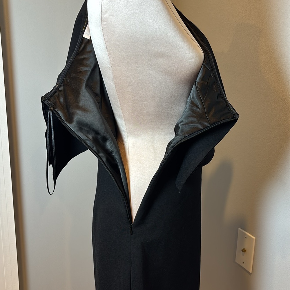 Karlie One Shoulder Ruffle Dress Black Size Large - Picture 6 of 15